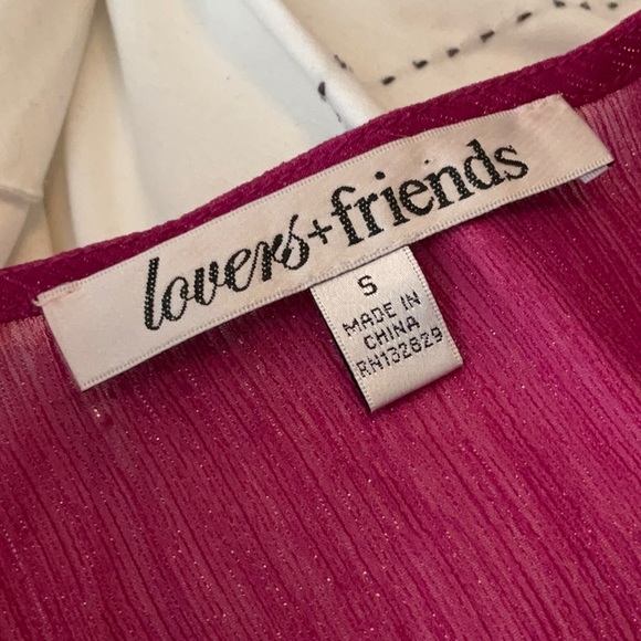 Lovers + Friends cold shoulder split sleeve top blouse - Picture 5 of 5